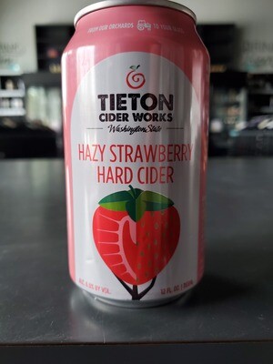 CAN Tieton Hazy Strawberry Cider 19.2oz CAN