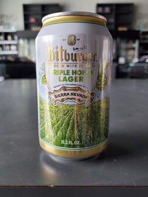CANS Bitburger Sierra Nevada Triple Hopped Lager 11.2oz