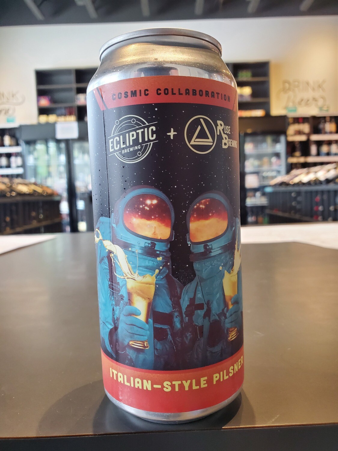 CAN Ecliptic and Ruse Italian Style Pilsner 16oz