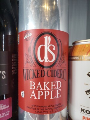 CAN D&#39;s Wicked Cider Baked Apple 12oz
