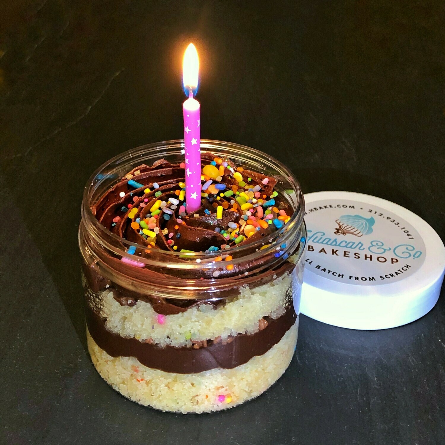 Classic Birthday Cake Jar * Huascar & Company Shop