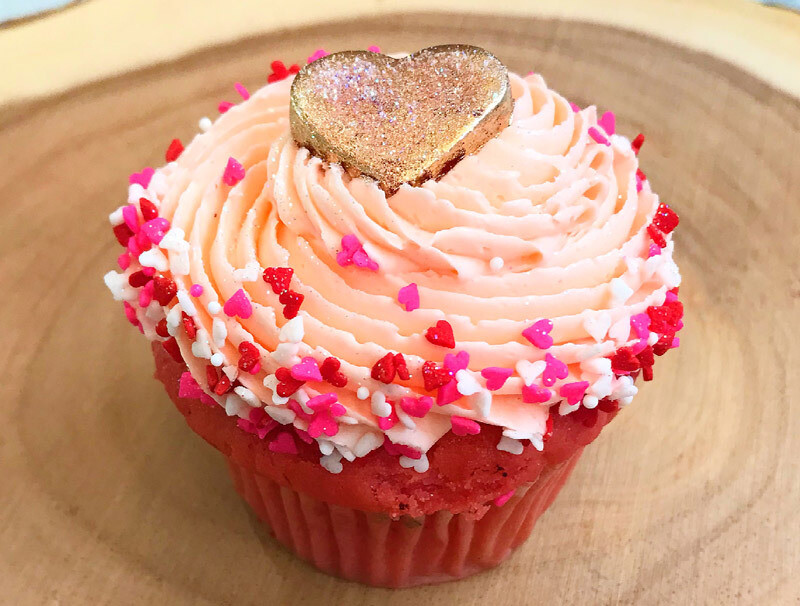 PRE-ORDER Valentine's Day Strawberry-Champagne Cupcake for 2/13 or 2/14 PRE-ORDER Valentine's Day Strawberry-Champagne Cupcake for 2/13 or 2/14