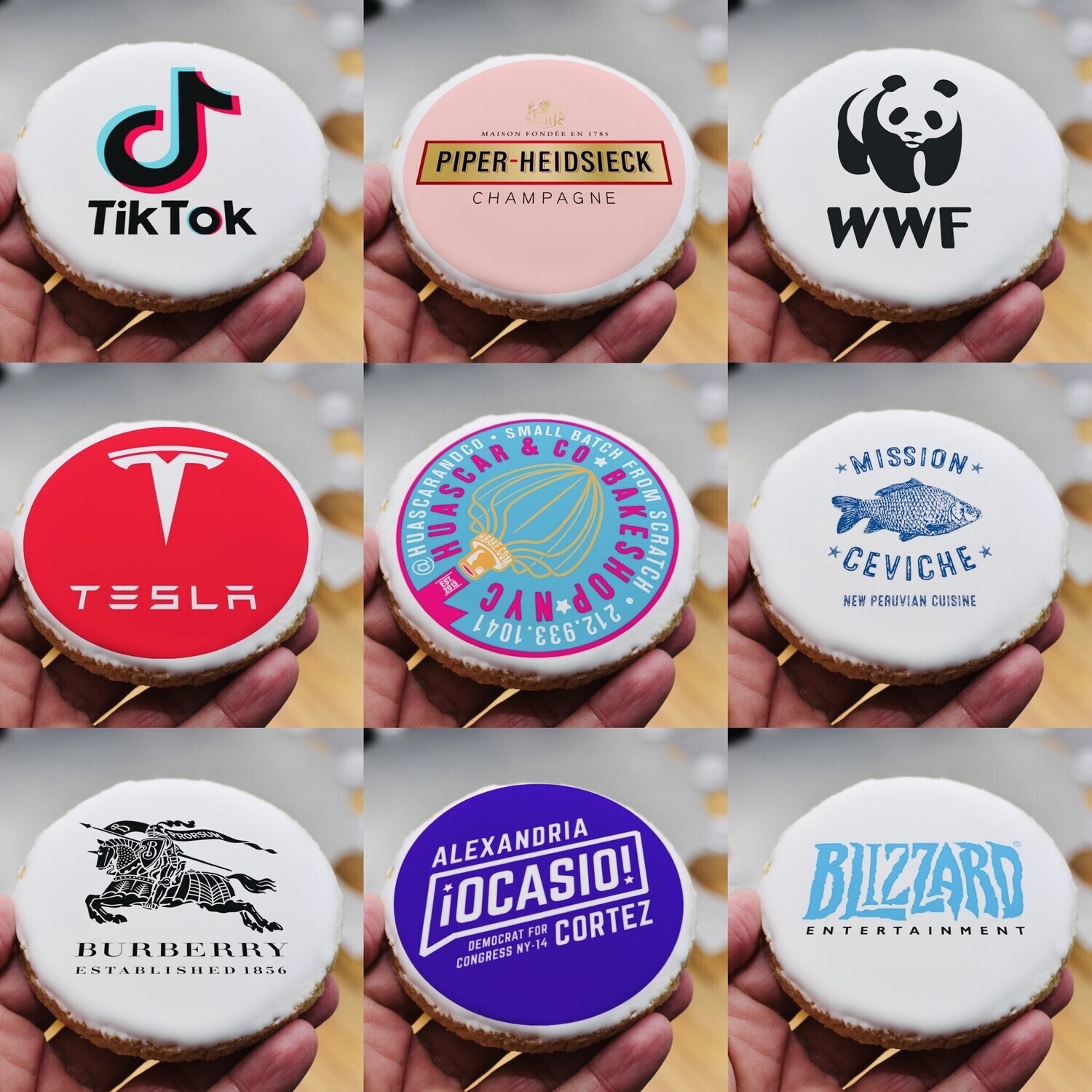 Customized Logo Cookie (Order 48 Hrs in advance.)