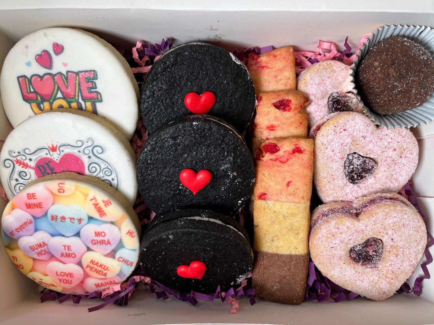 Valentine's Day Cookie Box PRE-ORDER for PU/Del. 2/10-2/14