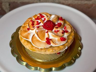 Raspberry-Lemon Meringue Tart