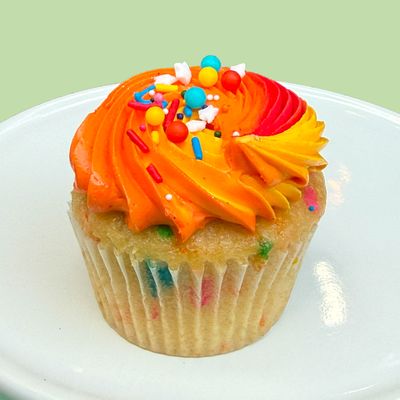 Vanilla Confetti Cupcake
