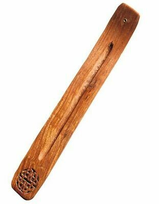 Räucherstäbchenhalter keltisches Design aus Holz