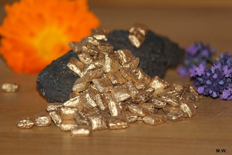 Weihrauch GOLD-Nuggets (30ml im Glas) Räucherwerk