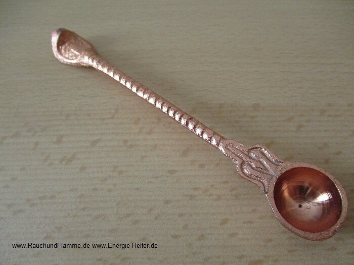 Löffel Dhoop-Löffel aus Kupfer