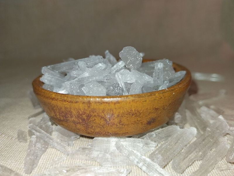 Mentholkristalle (30ml im Glas) Räucherwerk