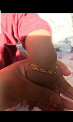 My Bundle of Joy&#39;s Double Sided Engraved Wristlet