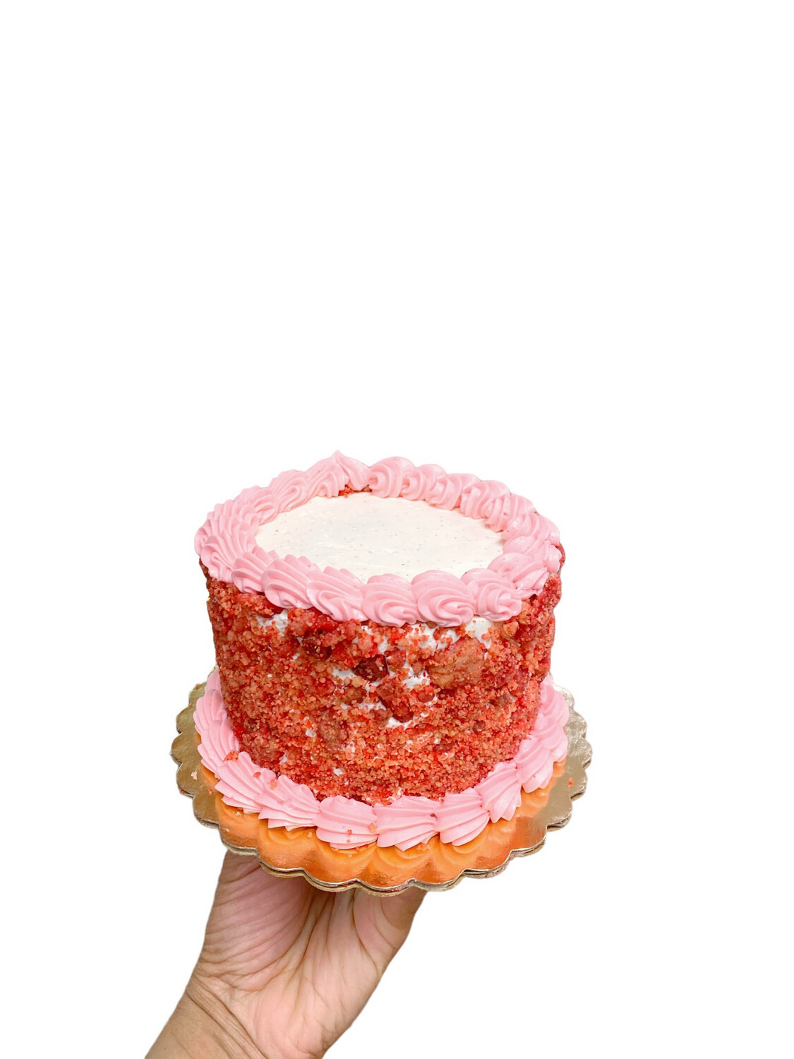 Strawberry Crunch Mini Cake