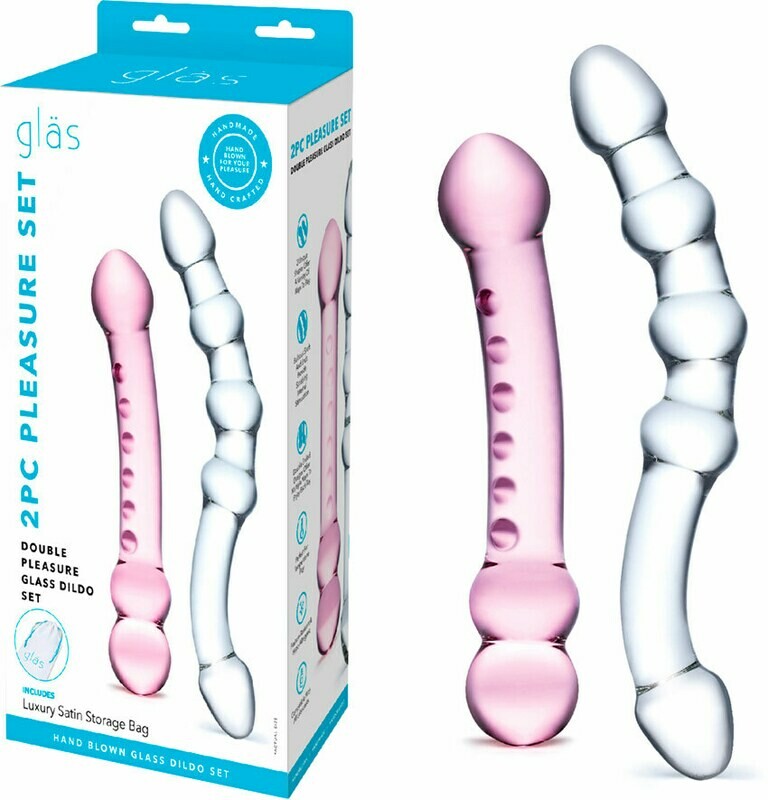 Gläs Pleasure Set of 2 dildos in glass