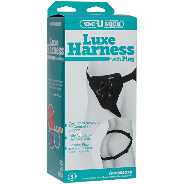 Vac-U-Lock™ Luxe Harness with Plug