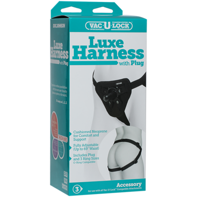 Vac-U-Lock™ Luxe Harness with Plug