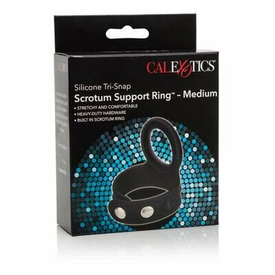 Silicone Tri-Snap Scrotum Support Ring-Medium