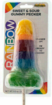 Rainbow Sweet & Sour Gummy Pecker