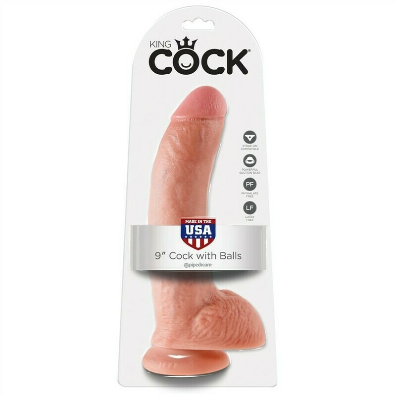 King Cock 9" Cock with Balls