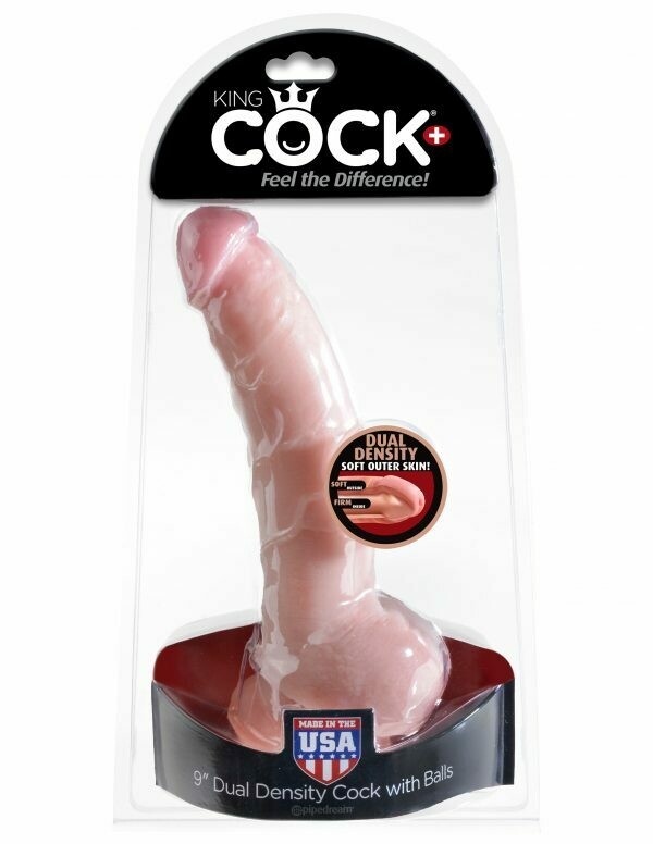 King Cock Plus 9 ″ Dual Density Cock w / Balls
