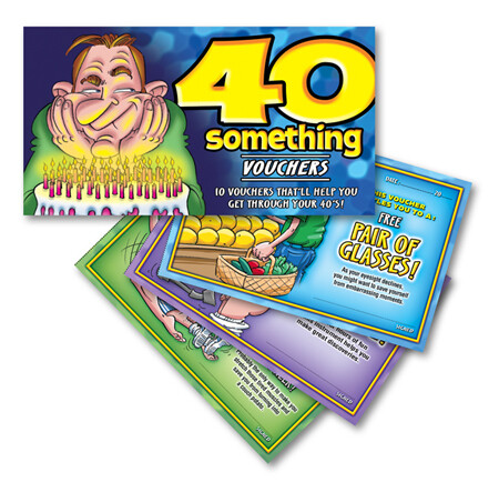 40 Something Vouchers For Him