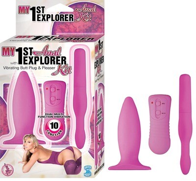 My 1st Anal Explorer Kit Vibrating Butt Plug and Pleaser