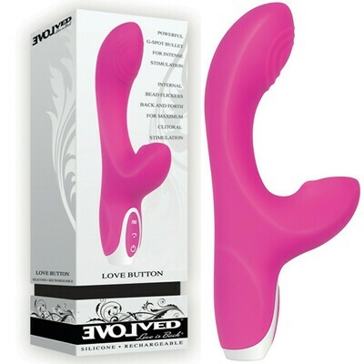 Love Button Silicone Vibrator by Evolved