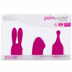 Palm Pocket Extended – Silicone Massage Heads (For Use with PalmPower Pocket)