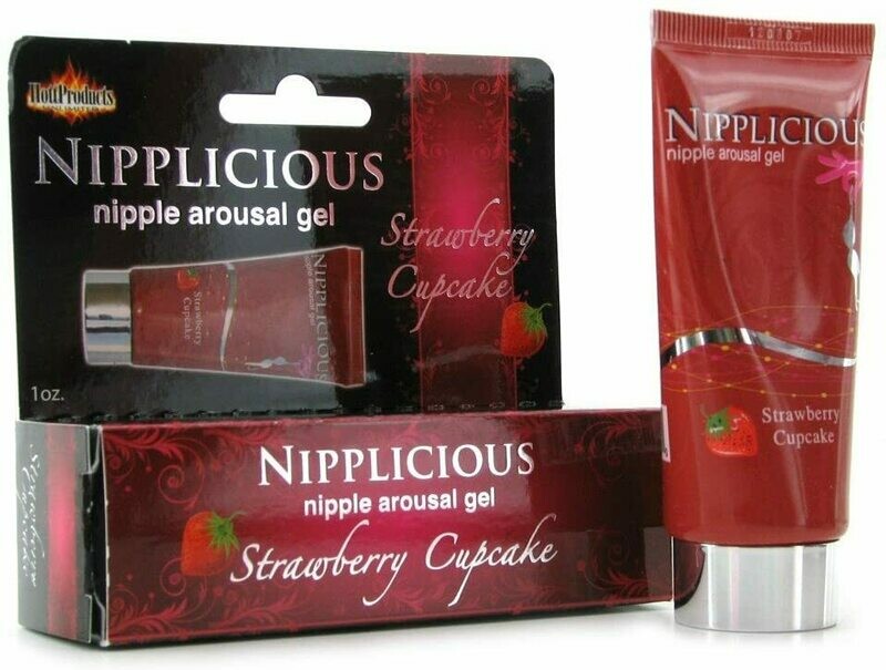 Nipplicious Arousal Gel-Strawberry 1oz