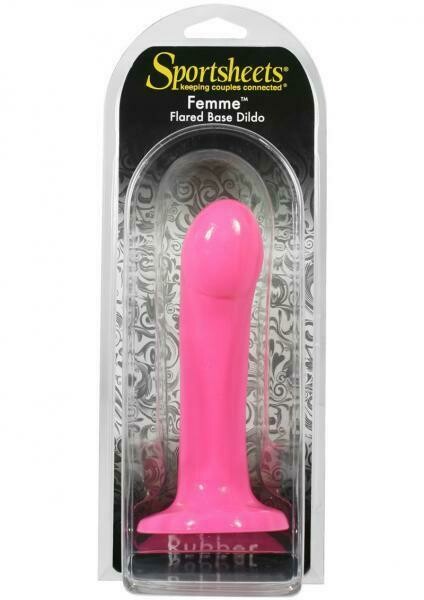 "Femme" Rubber Dildo, 6.5"