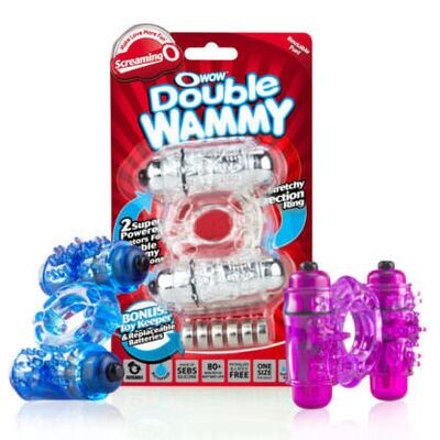 O Wow Double Wammy Vibrating Ring