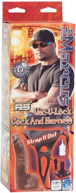 Mr. Marcus Vac-U-Lock Nine Inch Cock & Balls