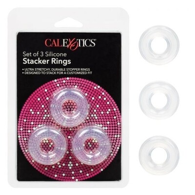 CalExotics - Set of 3 Silicone Stacker Rings
