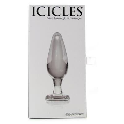 Icicles No. 26 Glass Plug in Clear