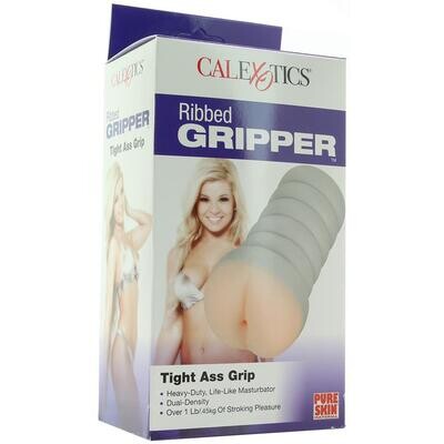 CalExotics Ribbed Gripper Tight Ass Stroker in Ivory