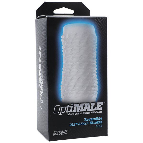 OptiMALE™ - Reversible ULTRASKYN™ Stroker - Link - Frost