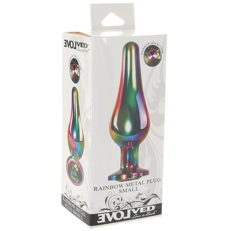 Small Rainbow Metal Plug