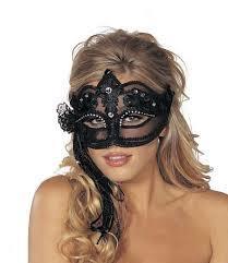 Lacy Mask With Streamers