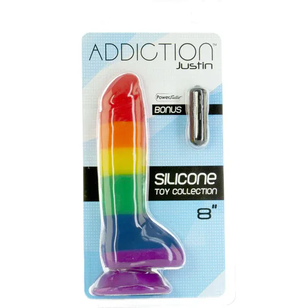 Addiction Justin 8" Dildo With Balls