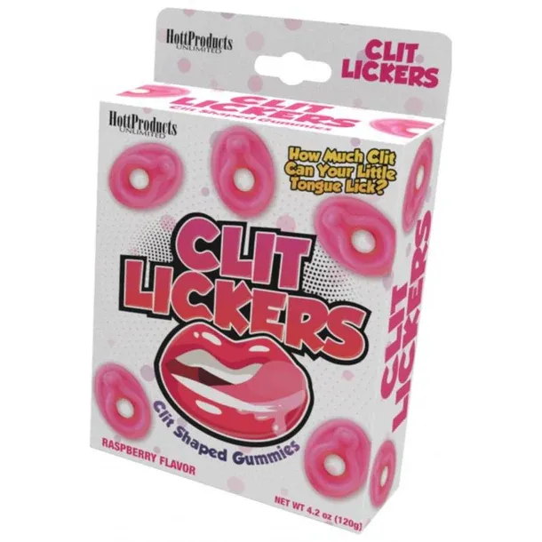 Clit Lickers Clit-Shape Raspbery Gummies, 120g
