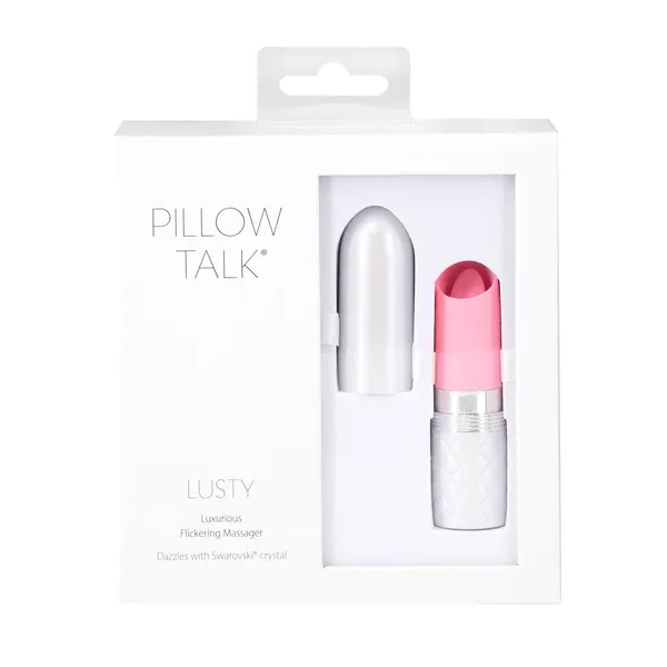 Lusty - Luxurious Flickering Massager - by Pillow Talk - Pink & Teal