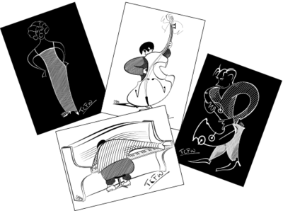 Jazz and Blues - Too Cool For Words GC1