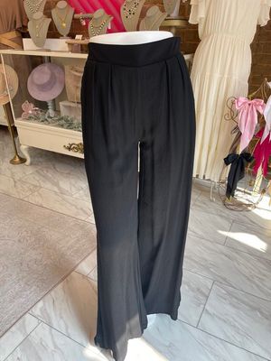 BLACK LINEN PANTS