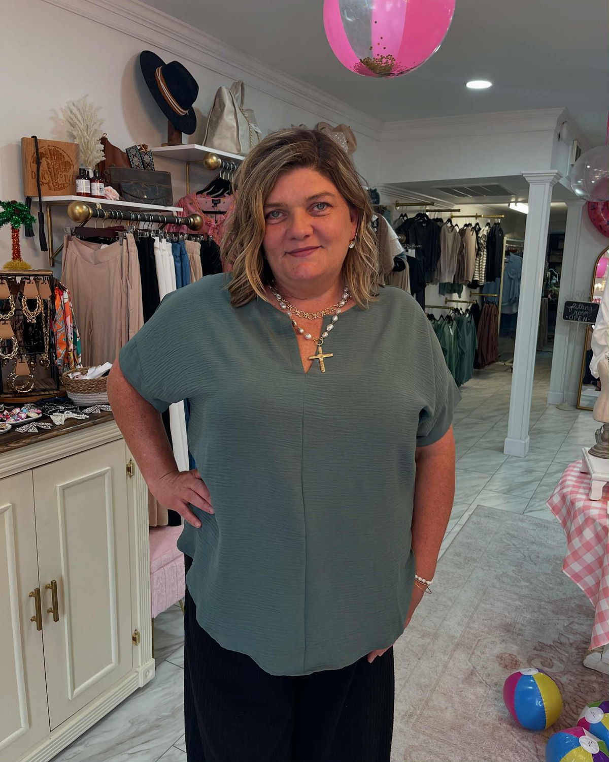 CURVY JADE AIR FLOW TOP