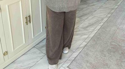 CURVY MOCHA FLEECE PANTS