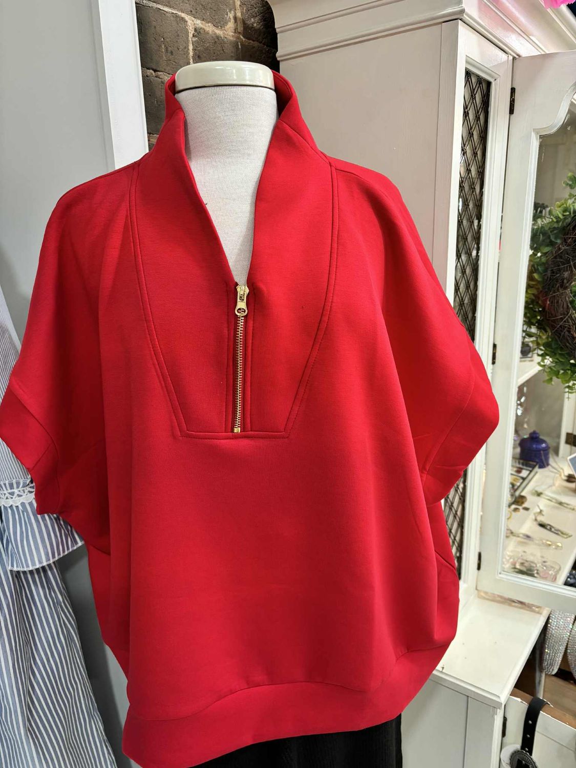 RUBY QUARTER ZIP-PULLOVER