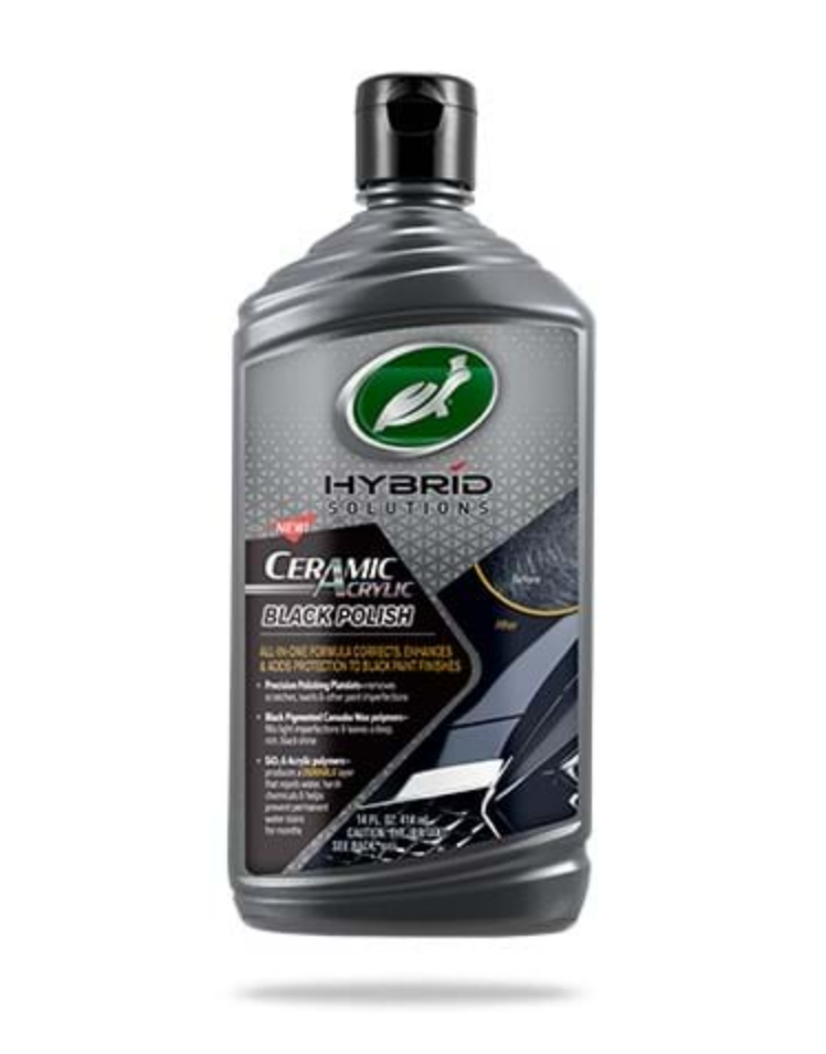 Ceramic Acrylic Black Polish Turtle Wax