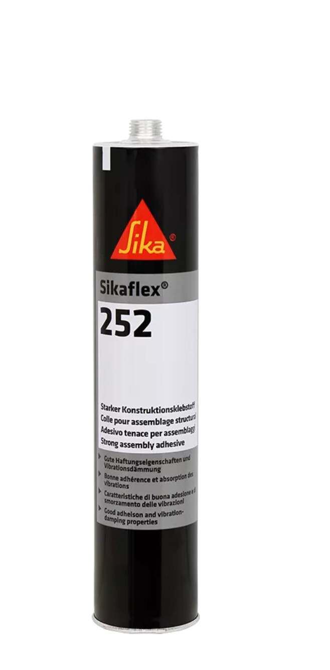 Sikaflex®-252 Elastischer Klebstoff für Verklebungen im Fahrzeugbau 300 ml Kartusche Farbe Feuerrot