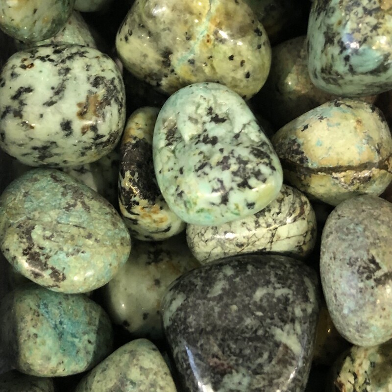 African Turquoise Tumbled