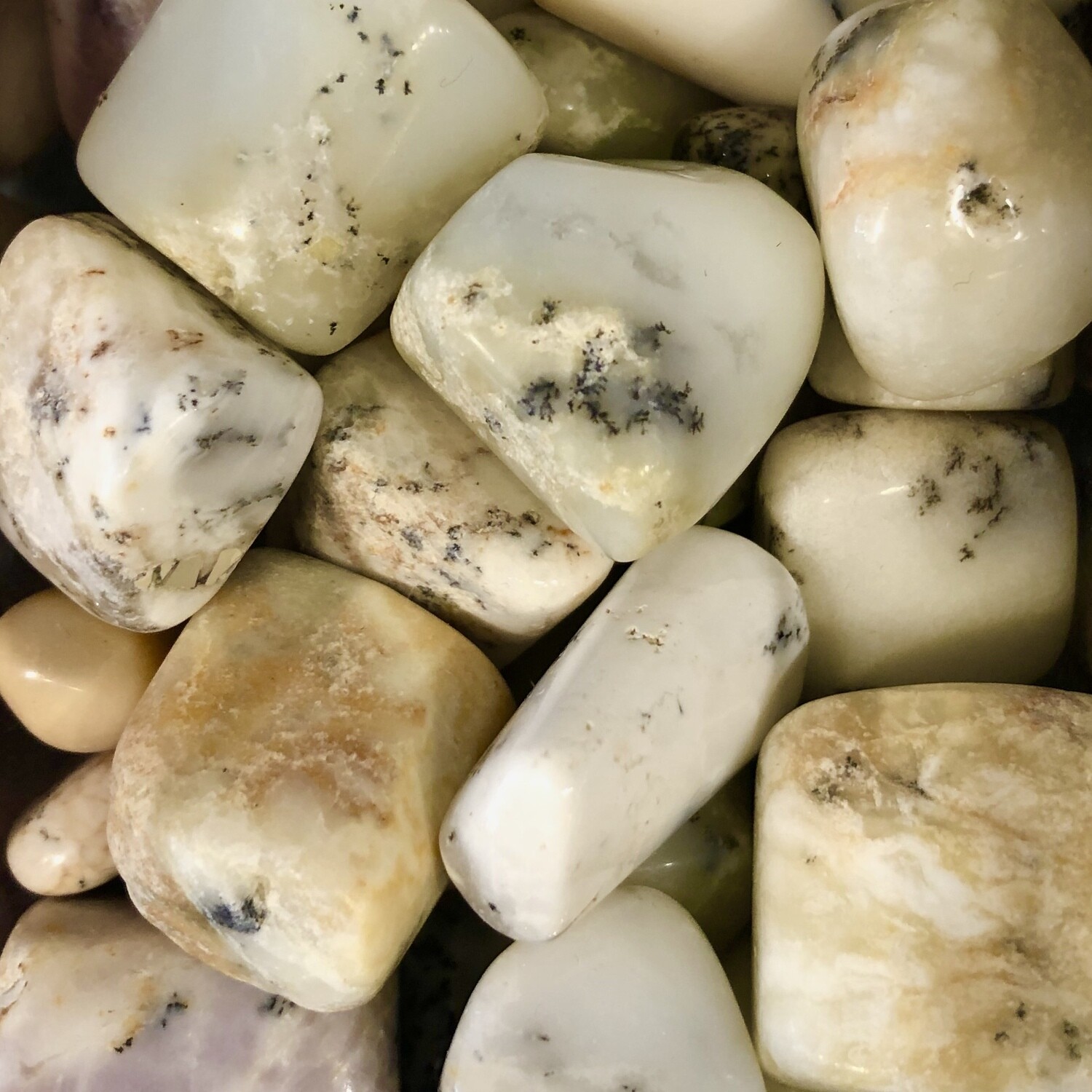 Dendritic Opal Tumbled