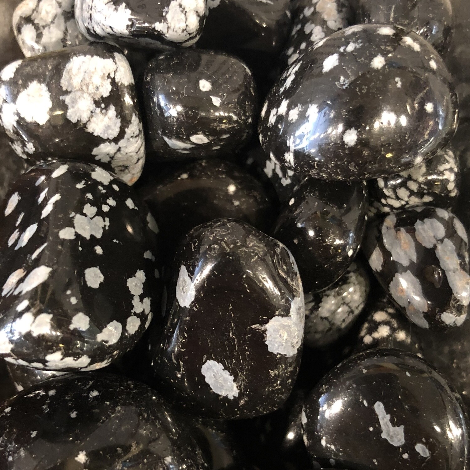 Snowflake Obsidian Tumbled